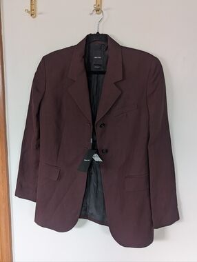 Massimo Dutti NWT Sz 6 Women's Linen Blazer | 6036/911/555